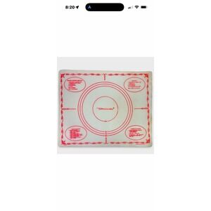 Vintage Tupperware Pastry Mat 1965 Rolling Mat Baking Guide Conversions VG